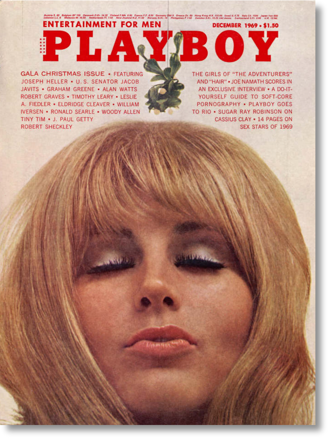 Vintage 1960's PLAYBOY Magazine - December 1969