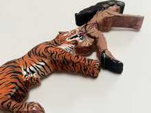 Load image into Gallery viewer, Gabrielle K. Brown ‘Power Play Tease&#39; - Wood Carving

