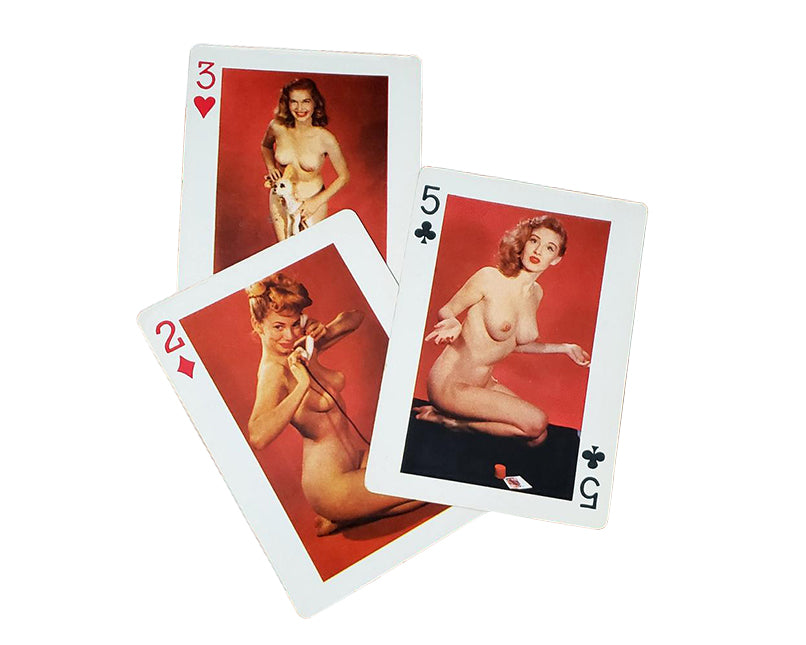 Vintage 1940's Fifty-Two Art Studies Nude Pin-up Playing Cards