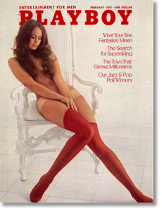Vintage 1970's PLAYBOY Magazine - February 1973