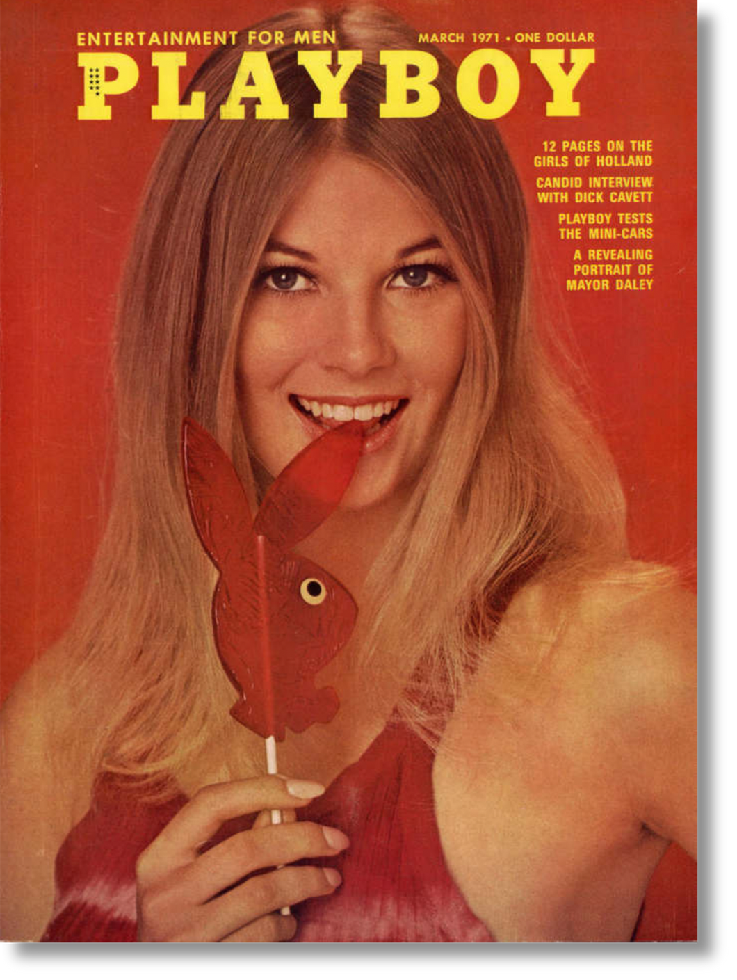 Vintage 1970's PLAYBOY Magazine - March 1971